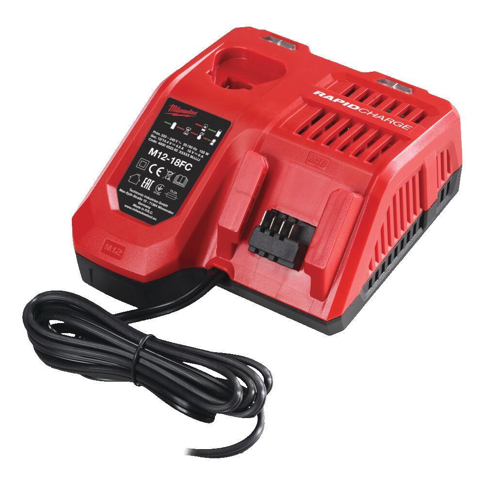 Milwaukee Snabbladdare M12-18FC