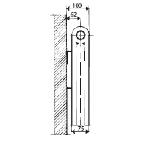 Lenhovda Sektionsradiator REX 490 mm