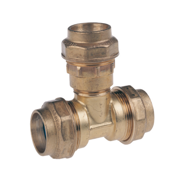 Beulco BA77 T-rör Plast x Plast x Plast
