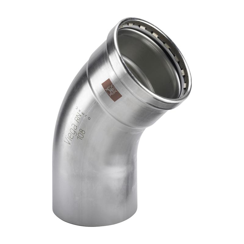 Viega Temponox XL Böj 45° 1 muff