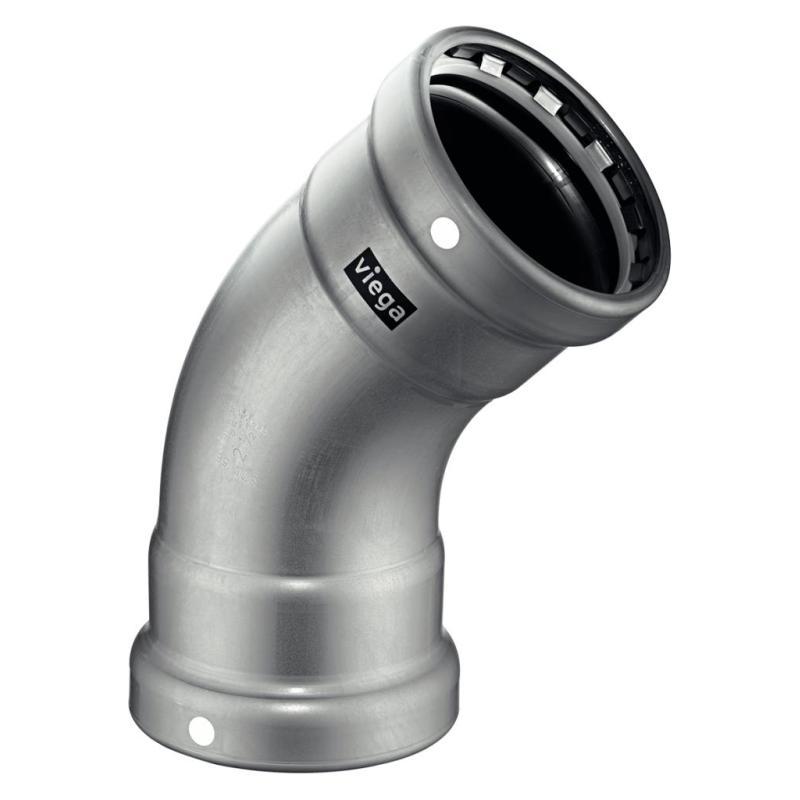 Viega Megapress XL Böj 45° 2 muff