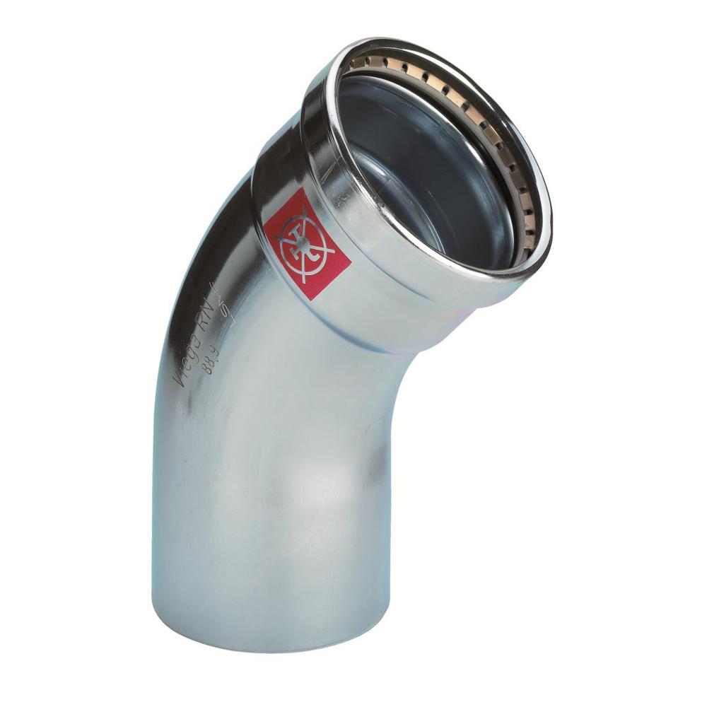 Viega Elförzinkad Böj 45° 1 muff XL V-profil
