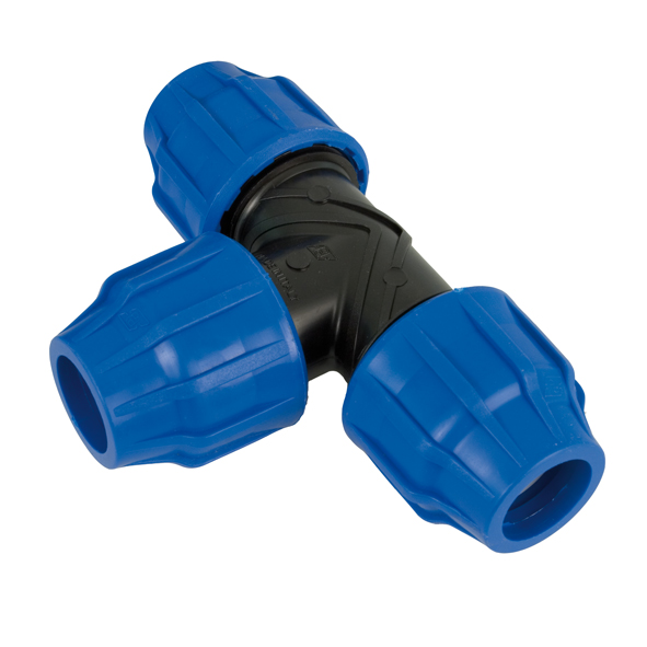 Blue Line T-rör Plast x Plast x Plast