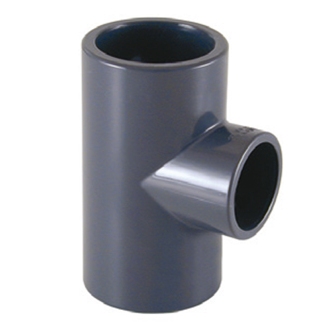 Tryck-PVC T-rör 90°